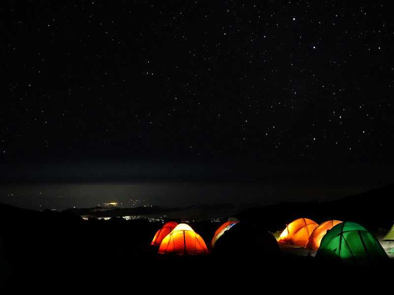 Lemosho Route Campsite